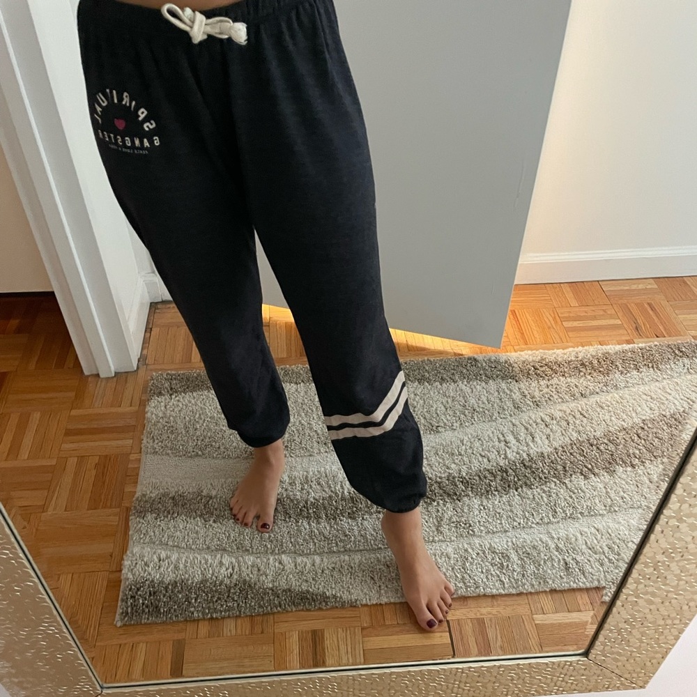 Spiritual Gangster Charcoal Gray Sweatpants